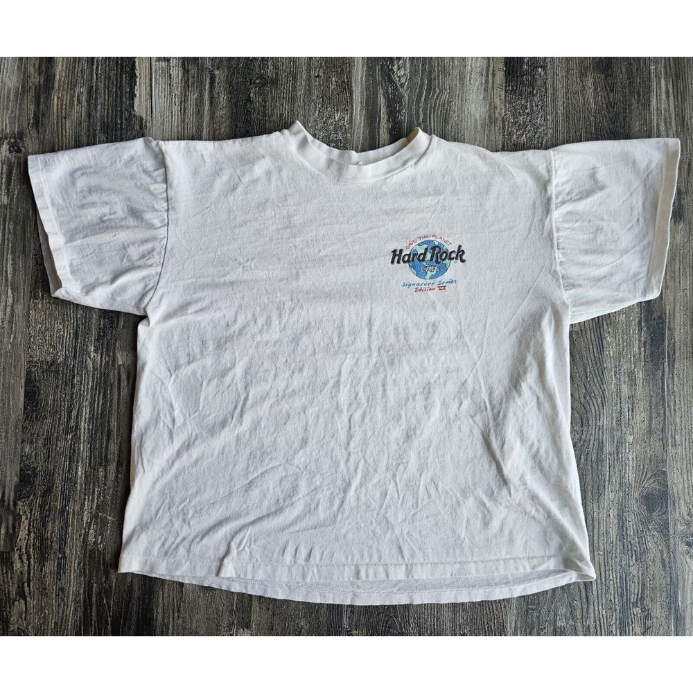 Vintage Hard Rock Cafe Mellencamp Party Goers Signature Series VII Size XL